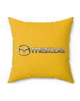 Yellow Mazda Spun Polyester Square Pillow™