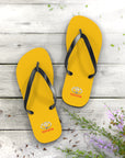 Unisex Yellow Toyota Flip Flops™