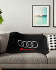 Black Audi Sherpa Blanket, Two Colors™