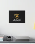 Black Lamborghini Acrylic Prints (French Cleat Hanging)™