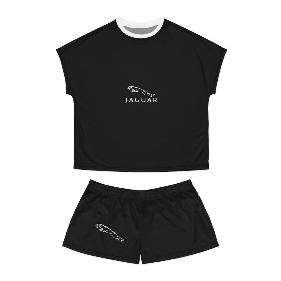 Women's Black Jaguar Short Pajama Set™