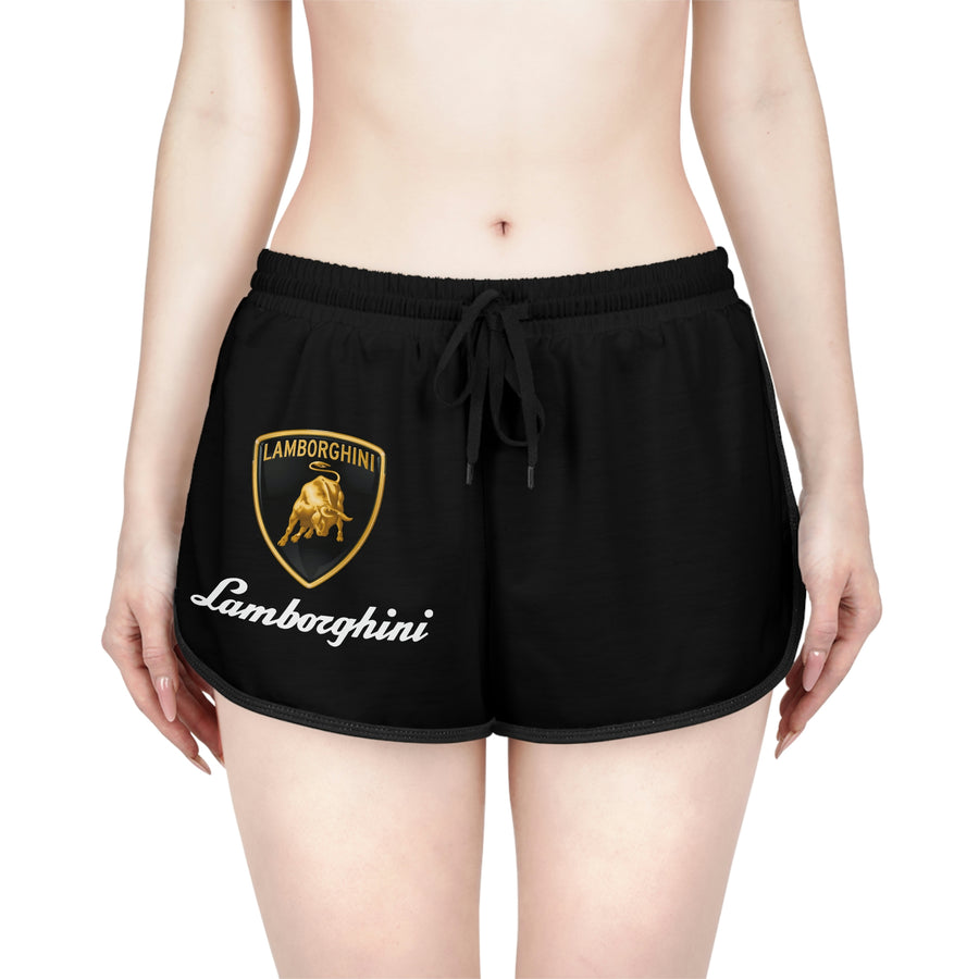 Women's Black Lamborghini Relaxed Shorts™