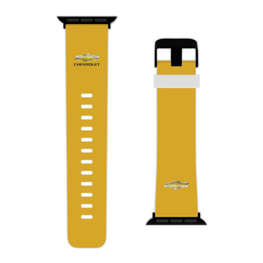 Yellow Chevrolet Watch Band for Apple Watch™