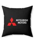 Black Mitsubishi Spun Polyester Square Pillow™