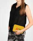 Yellow Mitsubishi Laptop Sleeve™