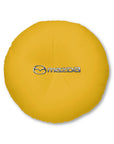 Yellow Mazda Tufted Floor Pillow, Round™