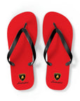 Unisex Red Lamborghini Flip Flops™