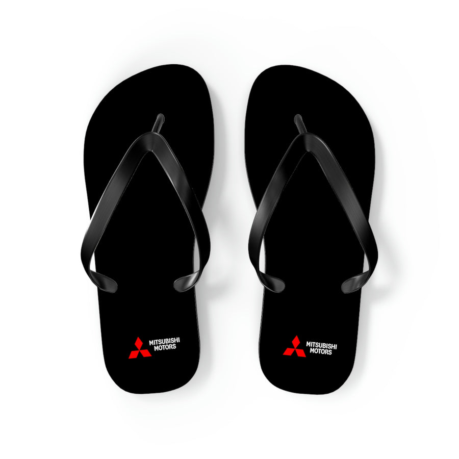 Unisex Black Mitsubishi Flip Flops™