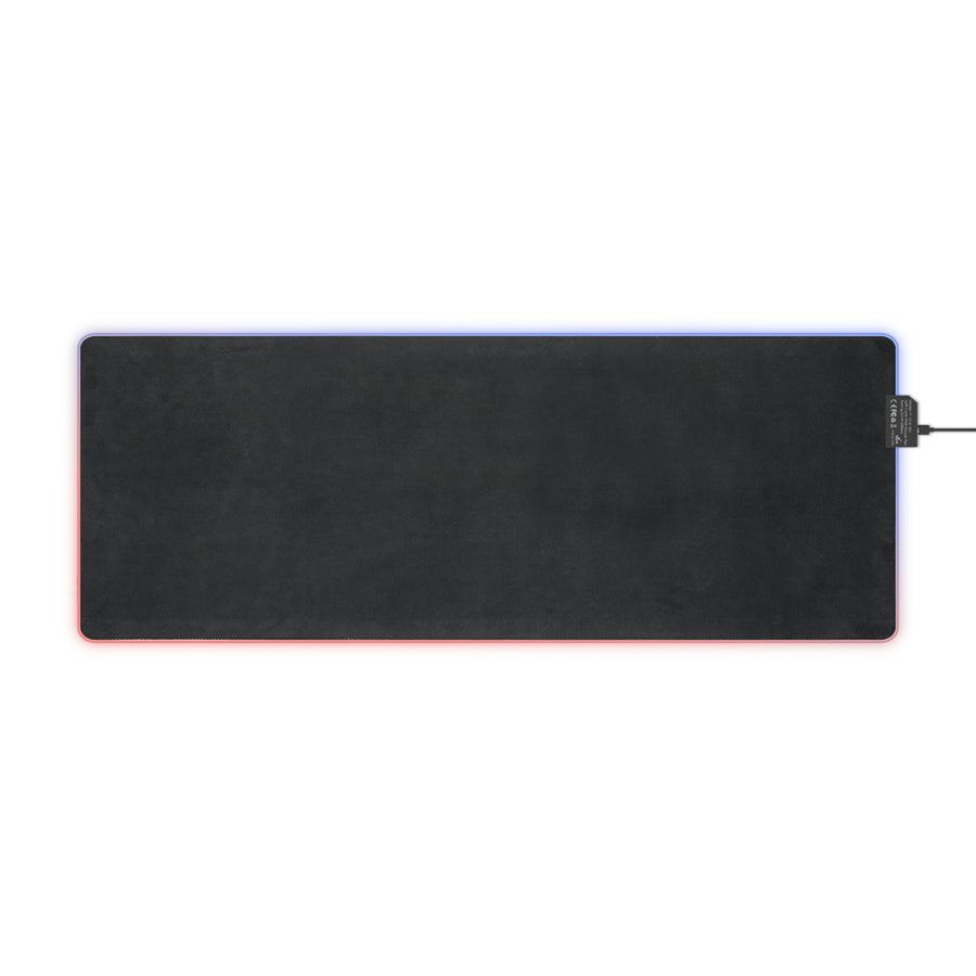 LED Gaming Black Dodge Mouse Pad™