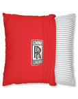 Red Rolls Royce Spun Polyester pillowcase™