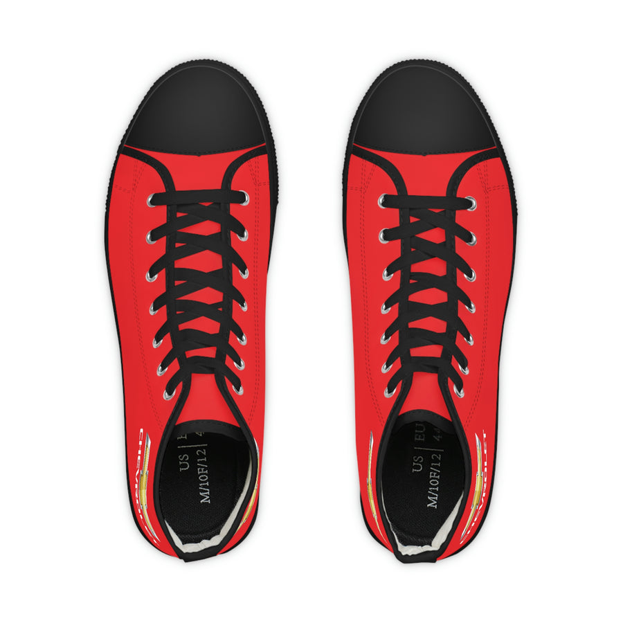 Men's Red Chevrolet High Top Sneakers™