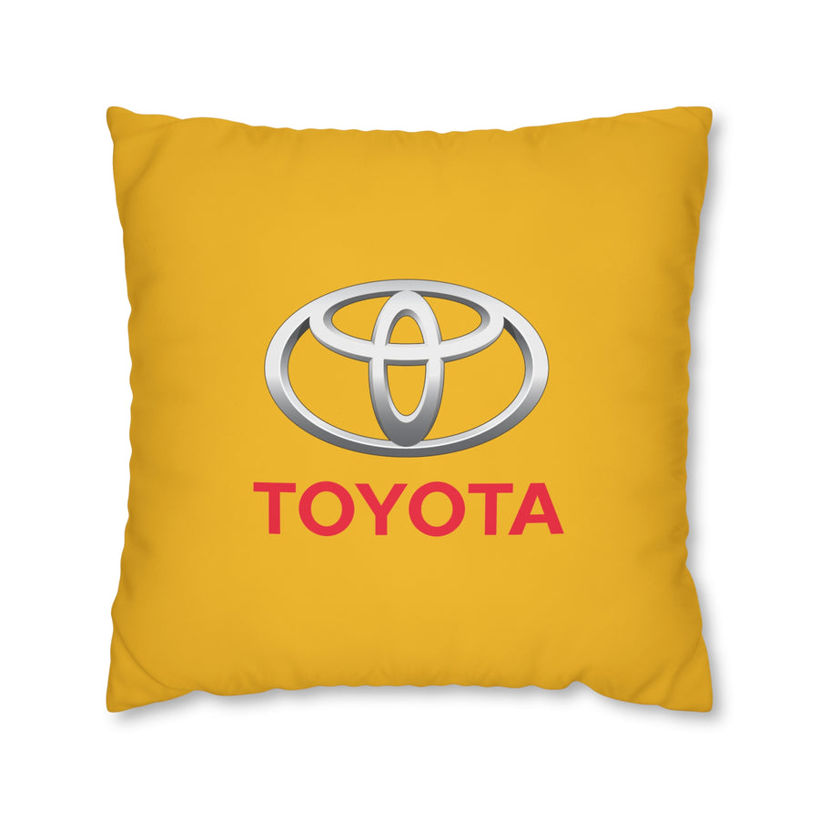 Yellow Toyota Spun Polyester pillowcase™