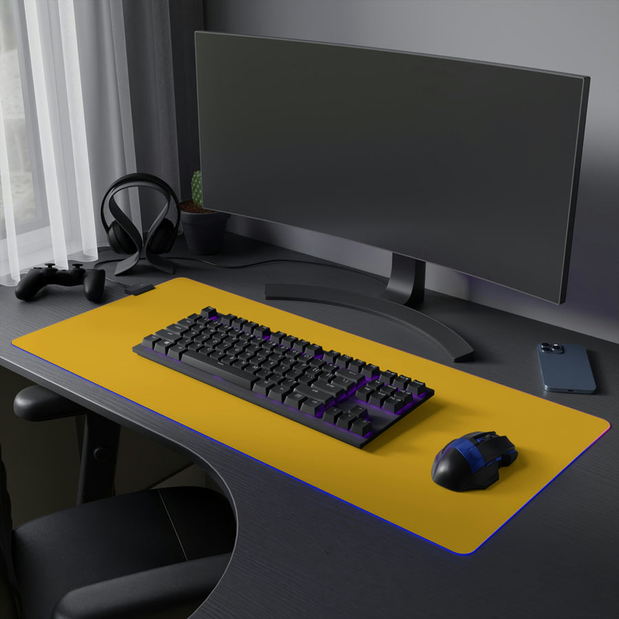 Yellow Chevrolet LED Gaming Mouse Pad™