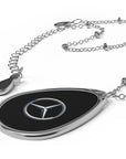 Black Mercedes Oval Necklace™