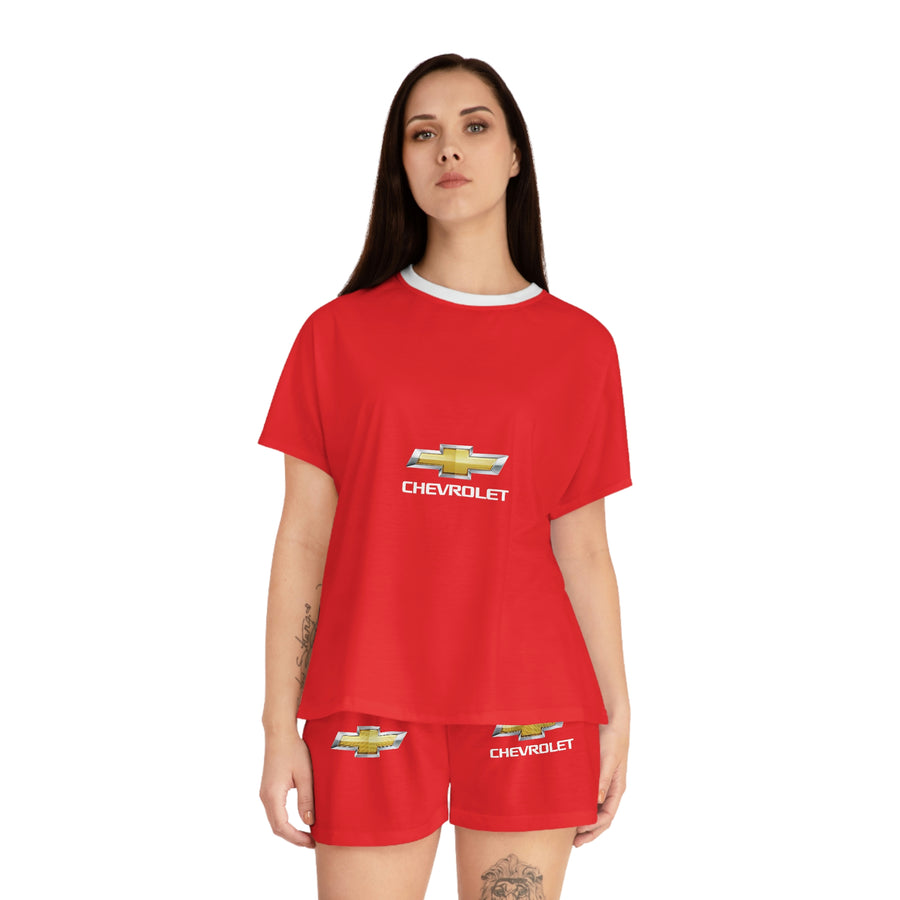 Women's Red Chevrolet Short Pajama Set™