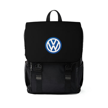 Unisex Black Volkswagen Casual Shoulder Backpack™