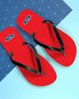 Unisex Red Ford Flip Flops™