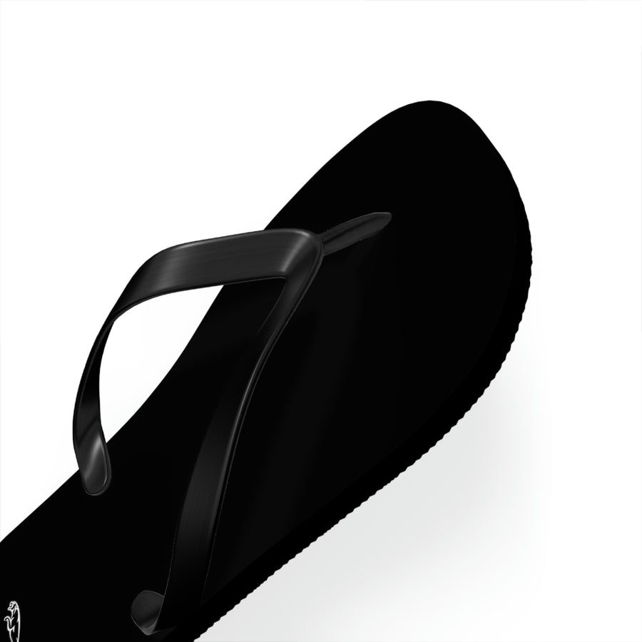 Unisex Black Jaguar Flip Flops™