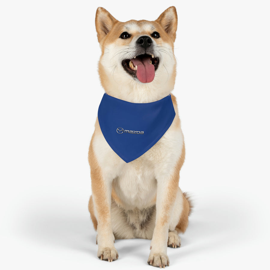 Dark Blue Mazda Pet Bandana Collar™