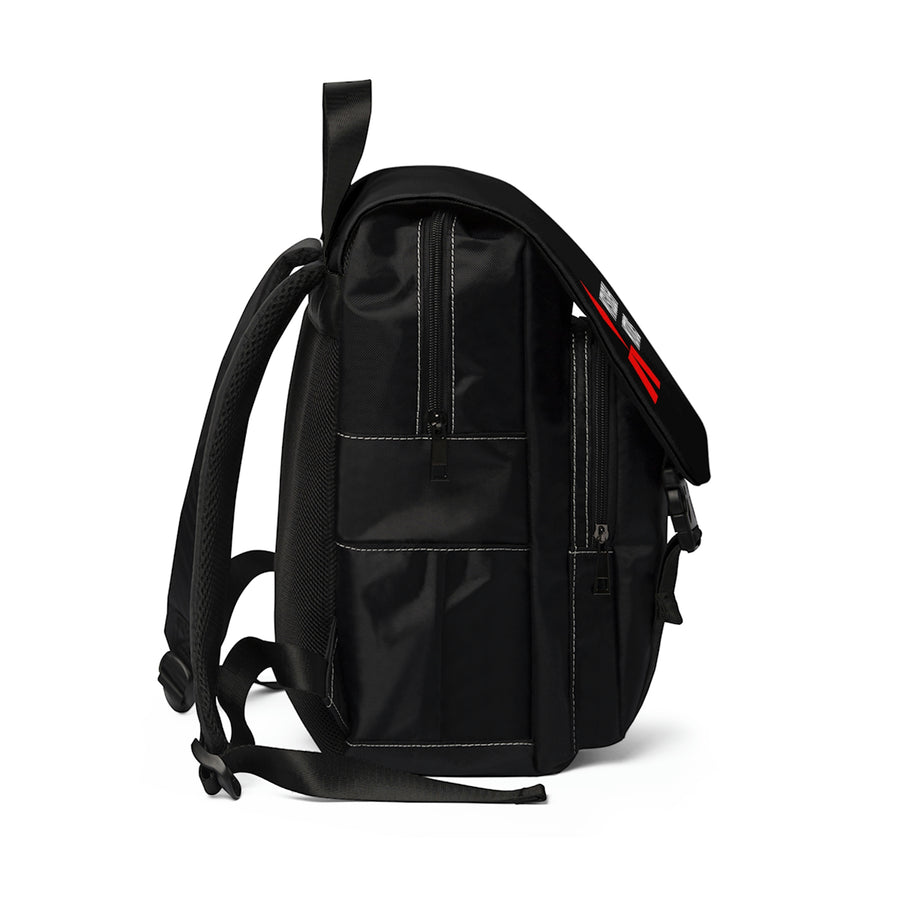 Unisex Black Mitsubishi Casual Shoulder Backpack™