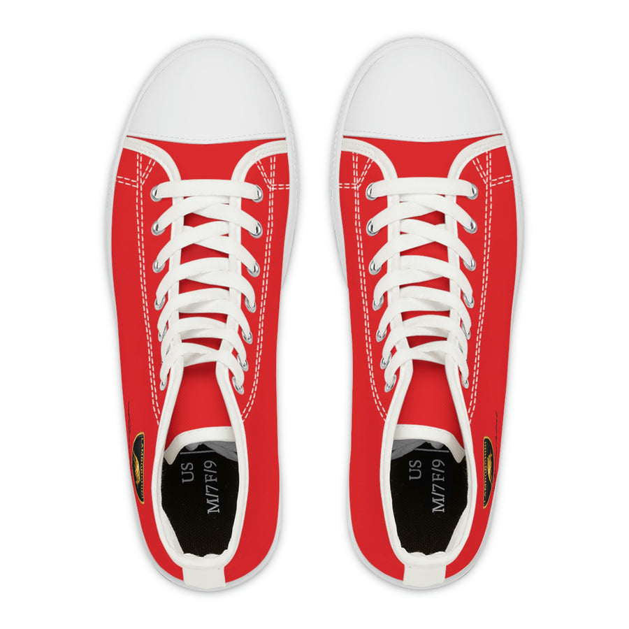 Women's Red Lamborghini High Top Sneakers™