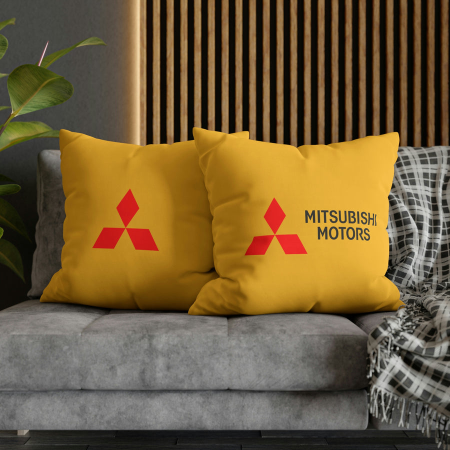 Yellow Mitsubishi Spun Polyester pillowcase™