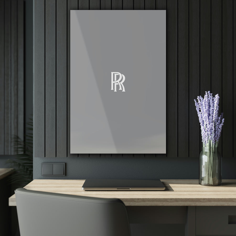 Grey Rolls Royce Acrylic Prints (French Cleat Hanging)™