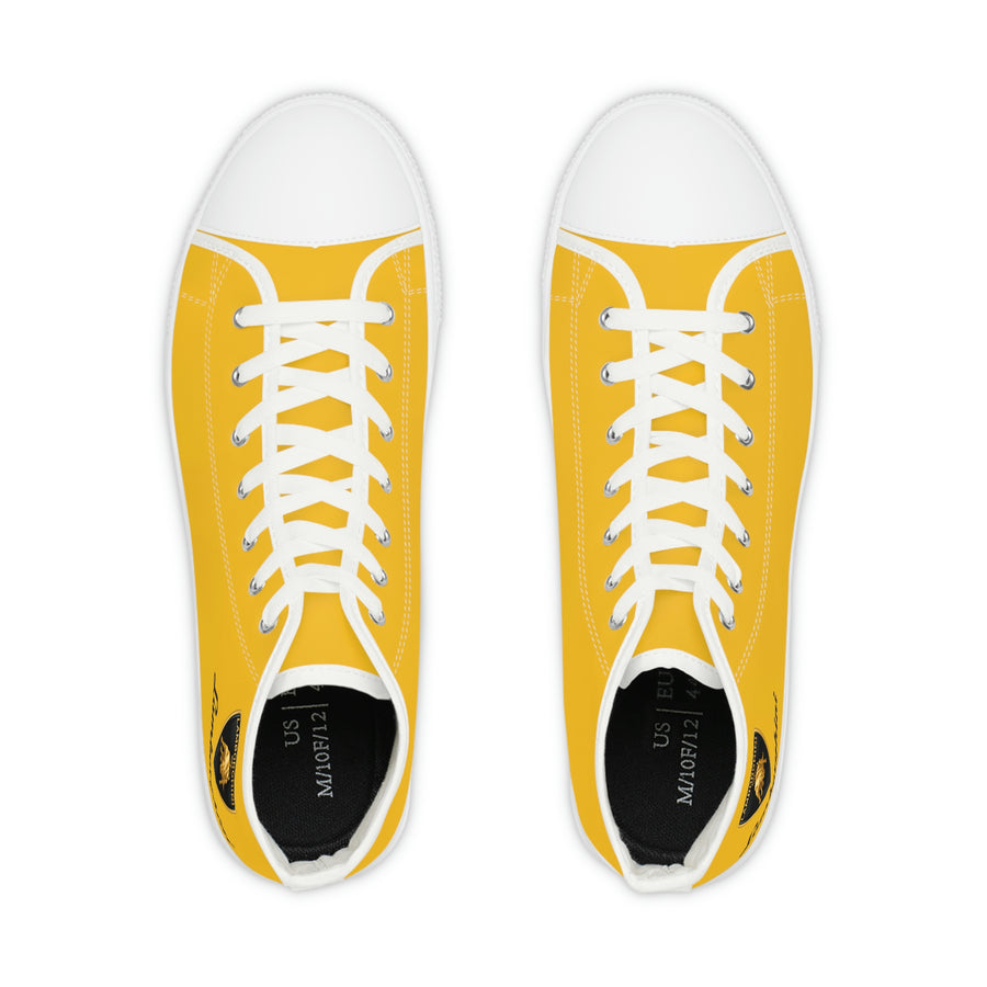 Men's Yellow Lamborghini High Top Sneakers™