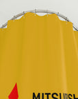 Yellow Mitsubishi Shower Curtain™