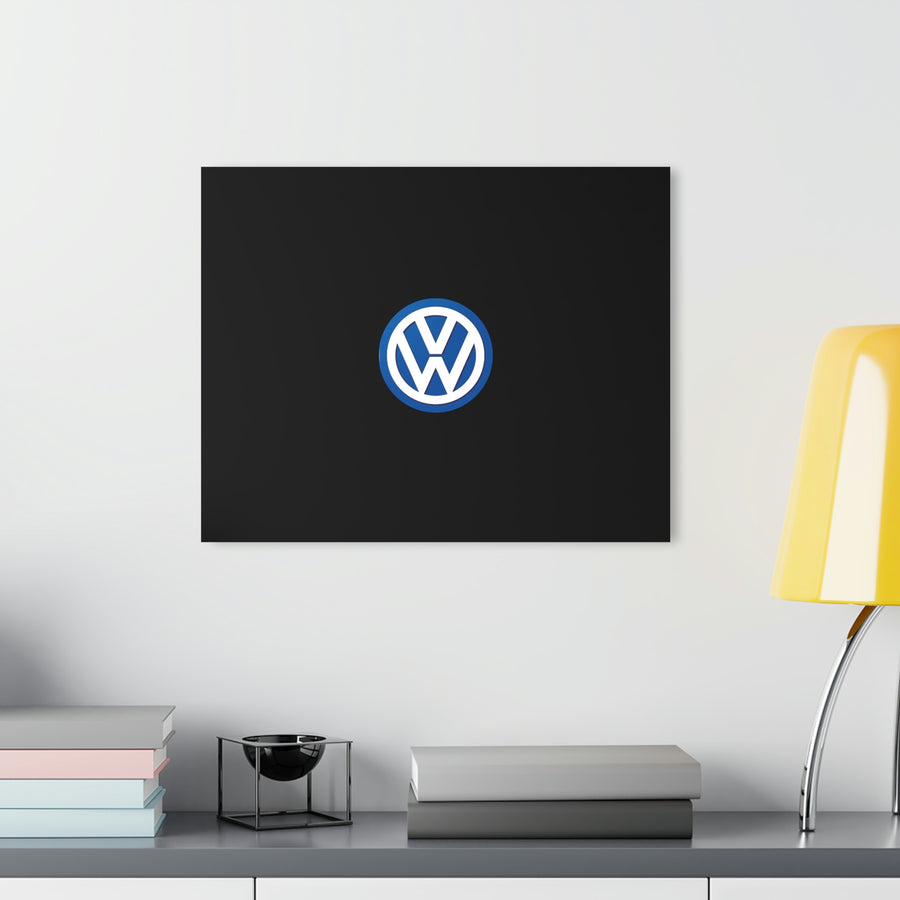 Black Volkswagen Acrylic Prints (French Cleat Hanging)™