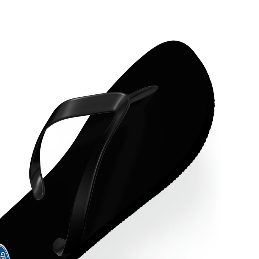 Unisex Black Ford Flip Flops™