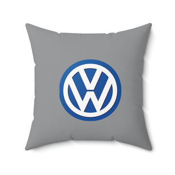 Grey Volkswagen Spun Polyester Square Pillow™