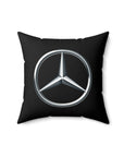 Black Mercedes Spun Polyester Square Pillow™