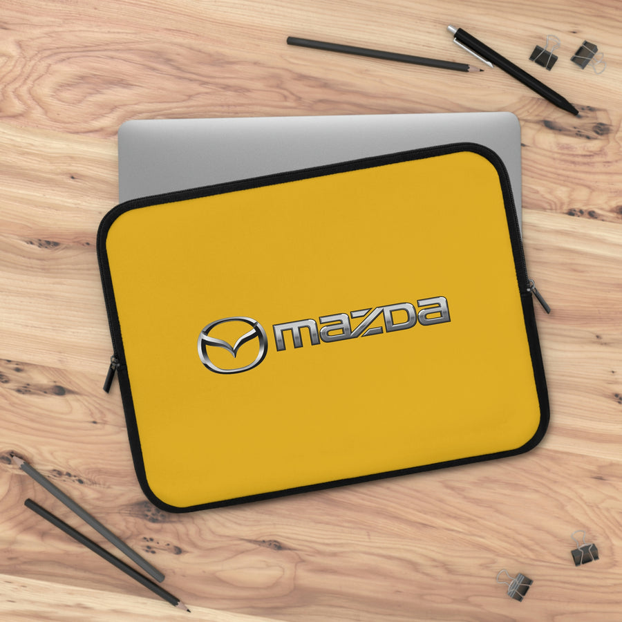 Yellow Mazda Laptop Sleeve™