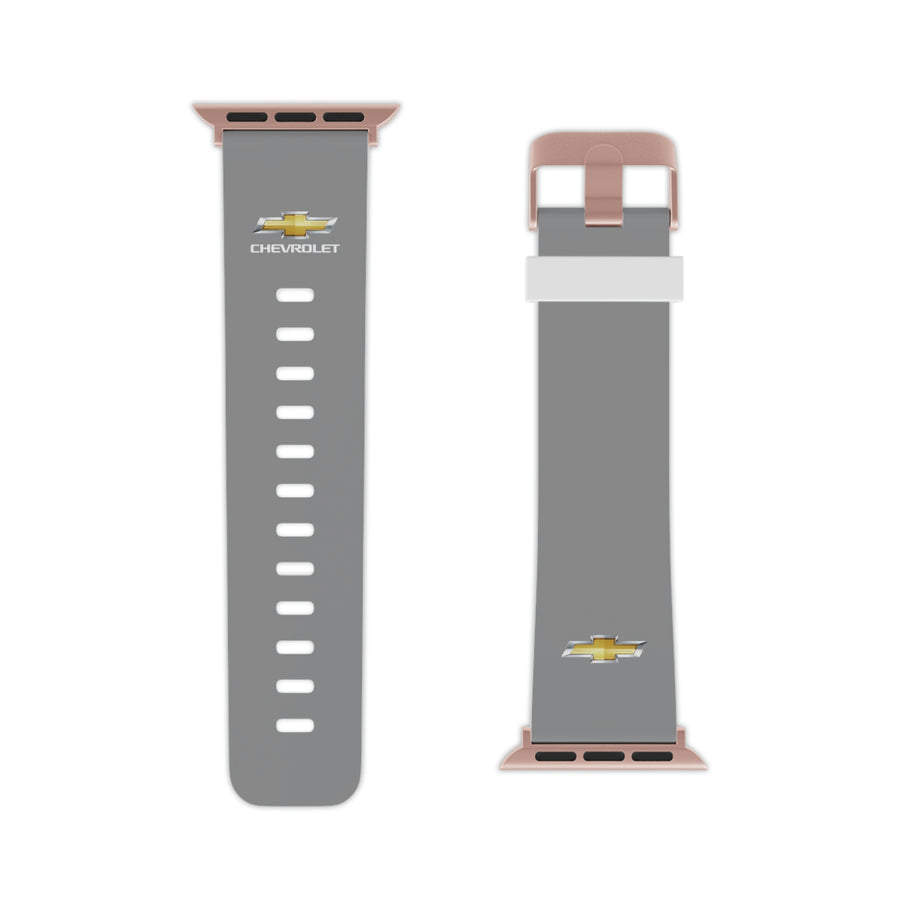 Grey Chevrolet Watch Band for Apple Watch™