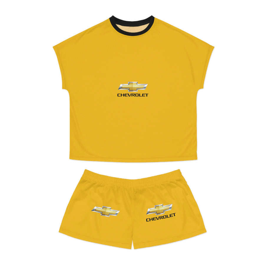 Women's Yellow Chevrolet Short Pajama Set™