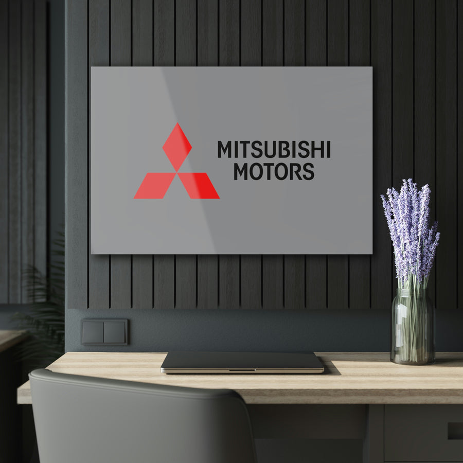 Grey Mitsubishi Acrylic Prints (French Cleat Hanging)™
