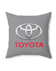Grey Toyota Spun Polyester Square Pillow™