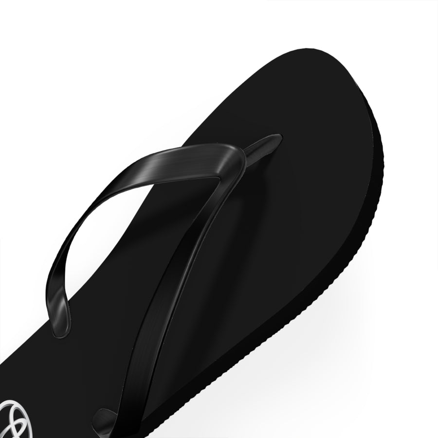 Unisex Black Toyota Flip Flops™