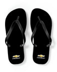 Unisex Black Chevrolet Flip Flops™