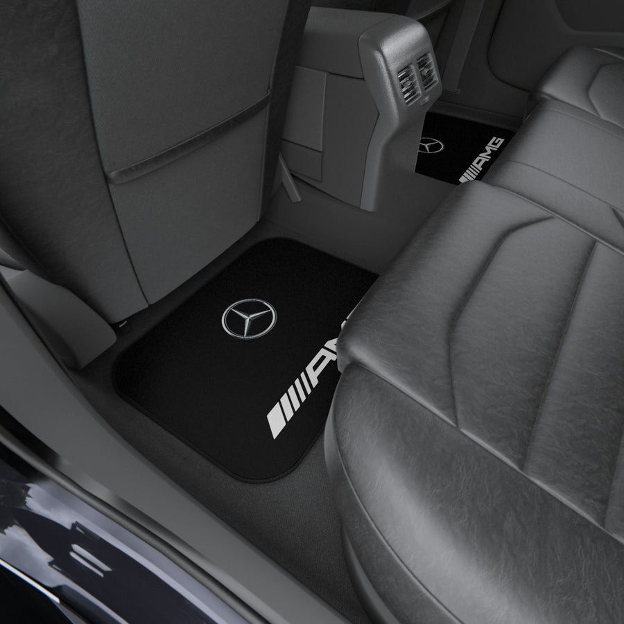 Black Mercedes Car Mats (2x Rear)™