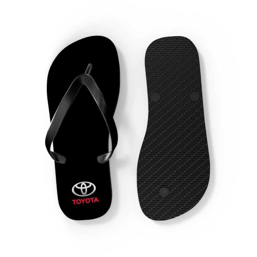 Unisex Black Toyota Flip Flops™