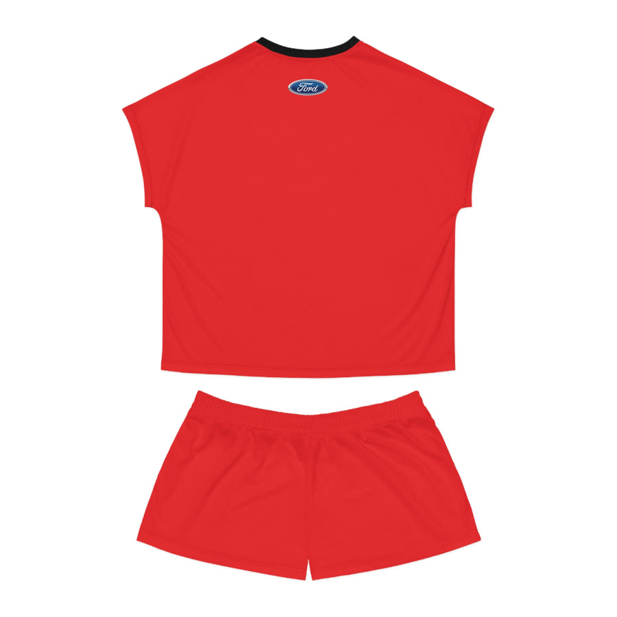 Women's Red Ford Short Pajama Set™