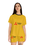 Women's Yellow Mitsubishi Short Pajama Set™