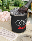 Black Audi Ice Bucket with Tongs™