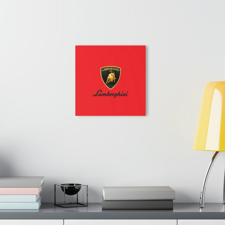 Red Lamborghini Acrylic Prints (French Cleat Hanging)™