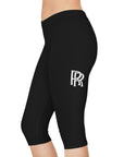 Women's Black Rolls Royce Capri Leggings™