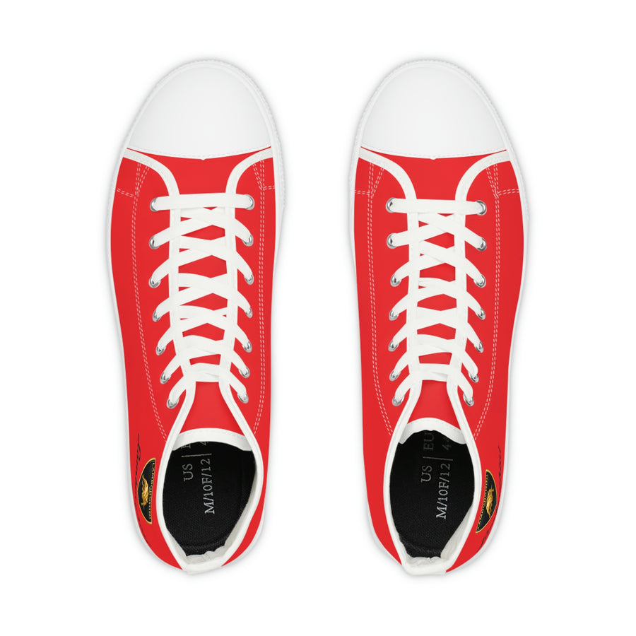 Men's Red Lamborghini High Top Sneakers™