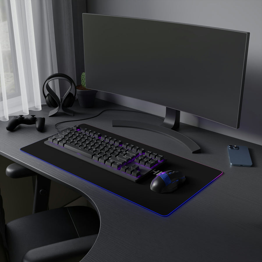 Black Mitsubishi LED Gaming Mouse Pad™