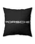 Black Porsche Spun Polyester Pillowcase™